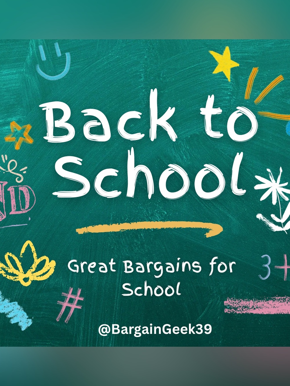 Back to School Bargains!📚✏️